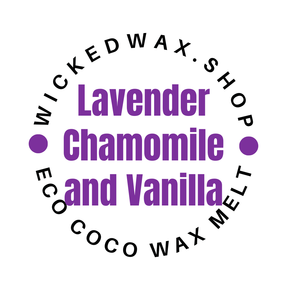 Lavender Chamomile and Vanilla Wax Melt Snap Bar