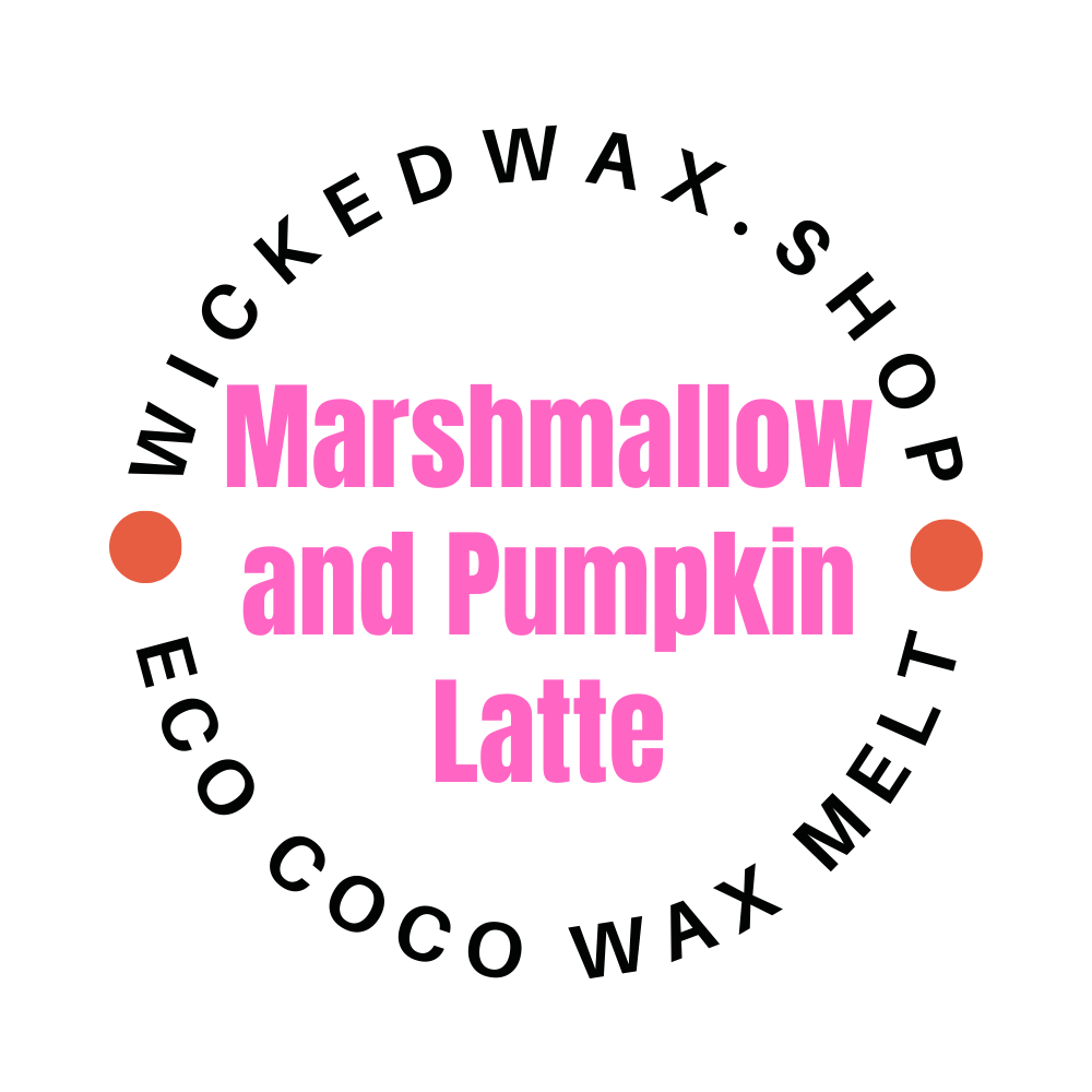 Marshmallow and Pumpkin Latte Wax Melt Snap Bar