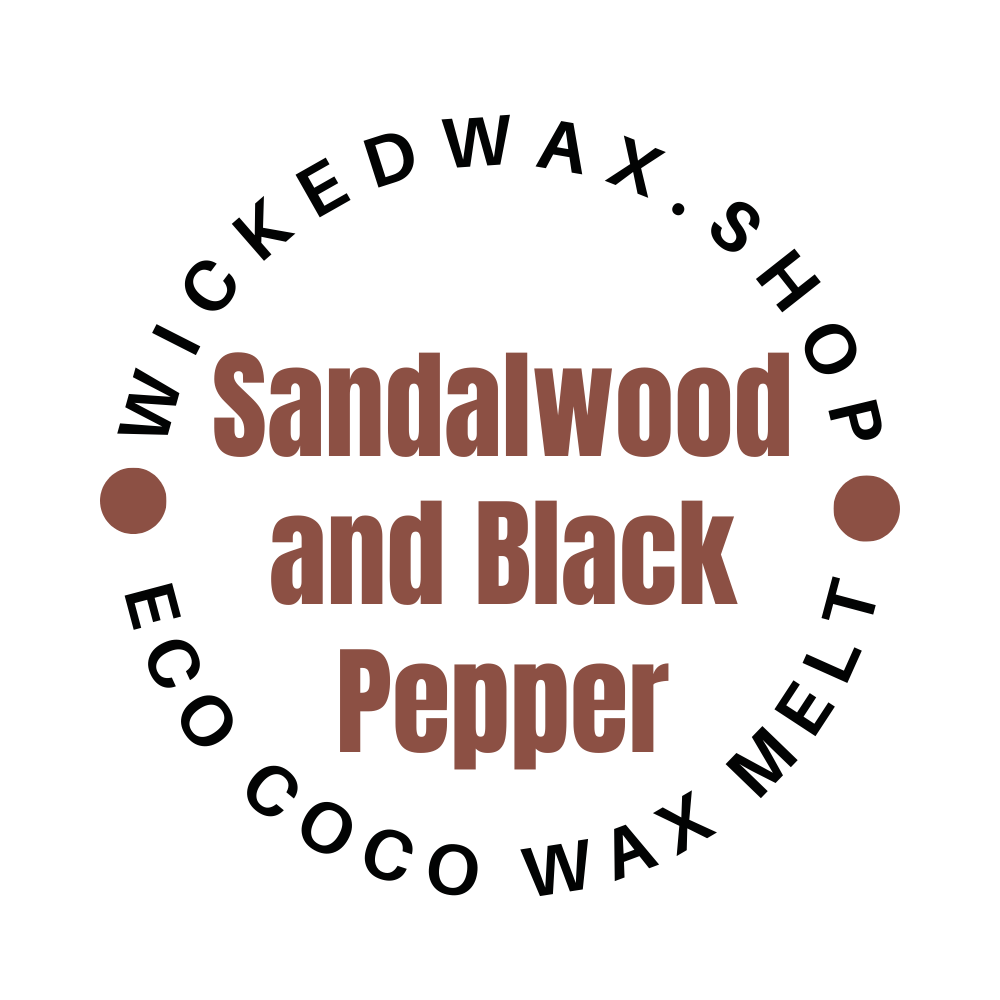 Sandalwood and Black Pepper Wax Melt Snap Bar
