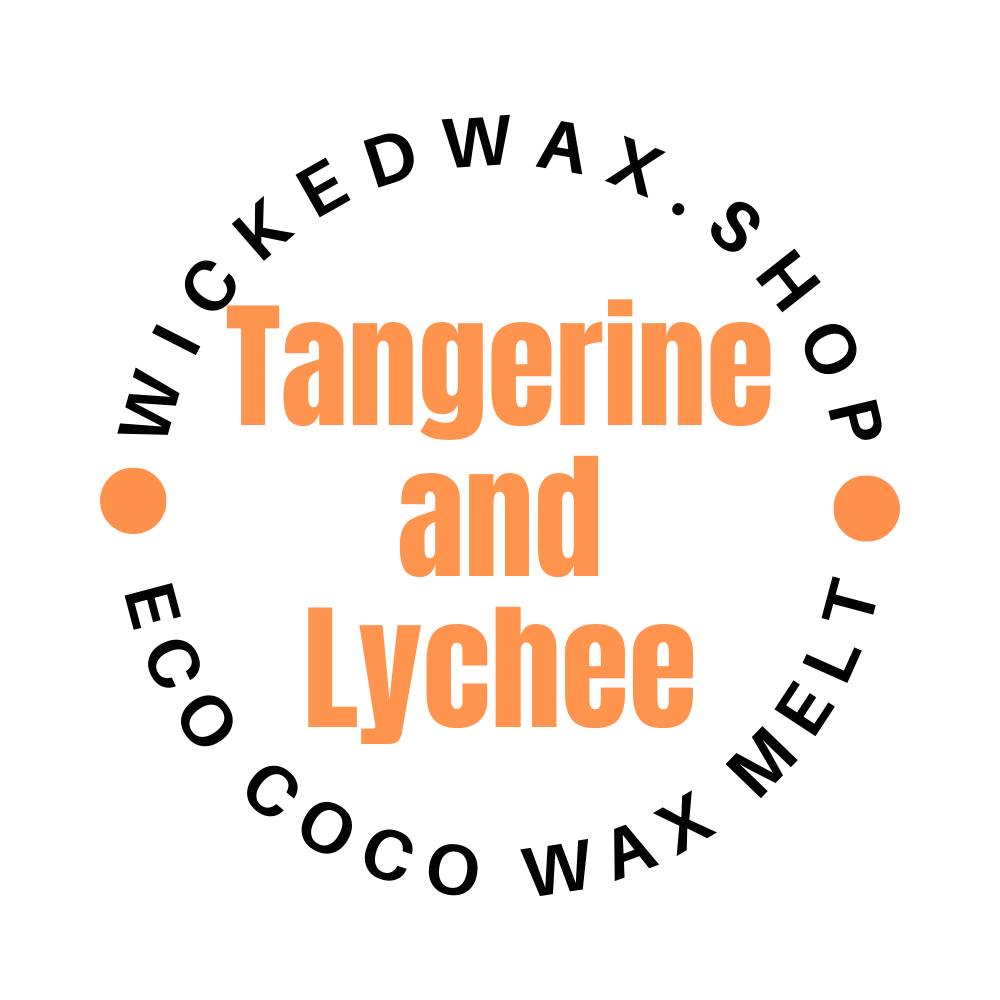 Tangerine and Lychee Wax Melt Snap Bar