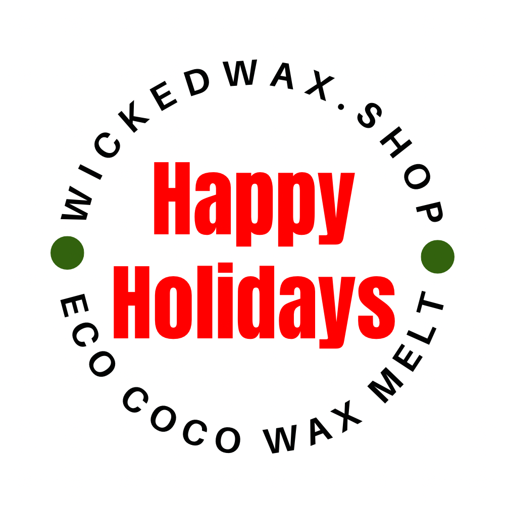 Happy Holidays Wax Melt Snap Bar