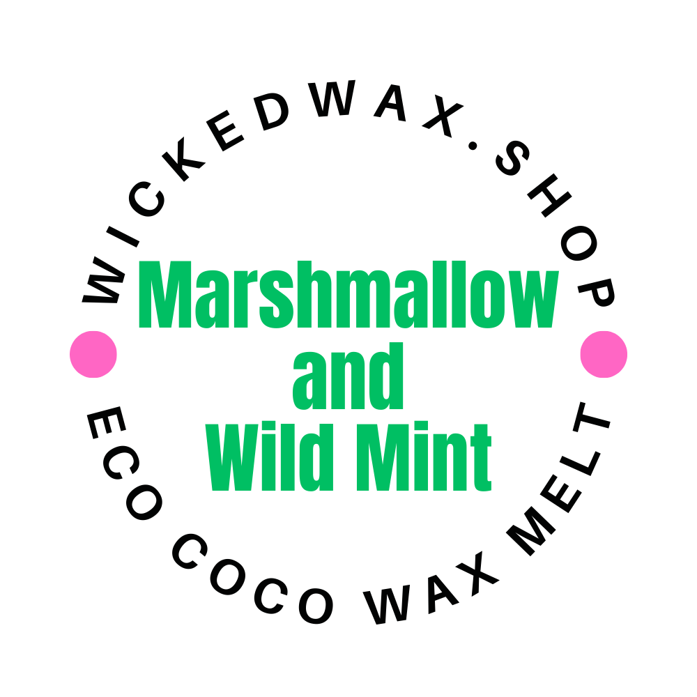 Marshmallow and Wild Mint Wax Melt Snap Bar