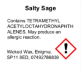 Salty Sage Wax Melt Snap Bar