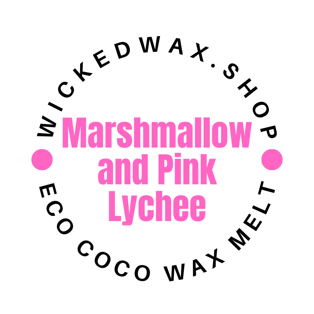 Marshmallow and Pink Lychee Snap Bar Wax Melt