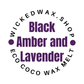 Black Amber and Lavender Wax Melt Snap Bar