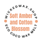 Soft Amber and Cotton Blossom Wax Melt Snap Bar