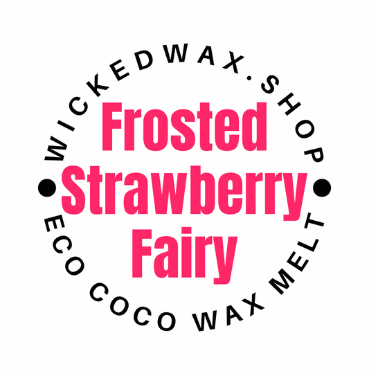 Frosted Strawberry Fairy Snap Bar Wax Melts