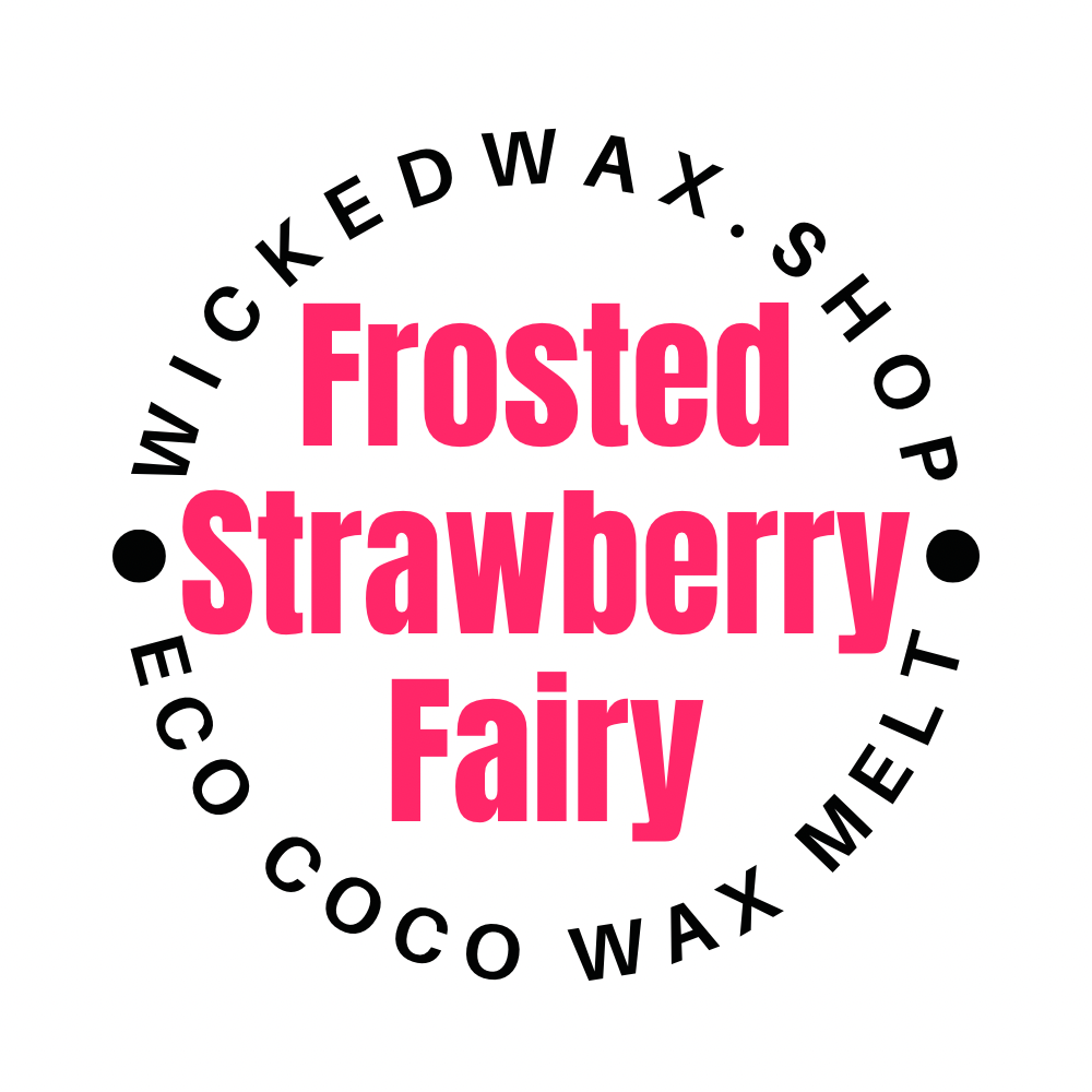 Frosted Strawberry Fairy Snap Bar Wax Melts